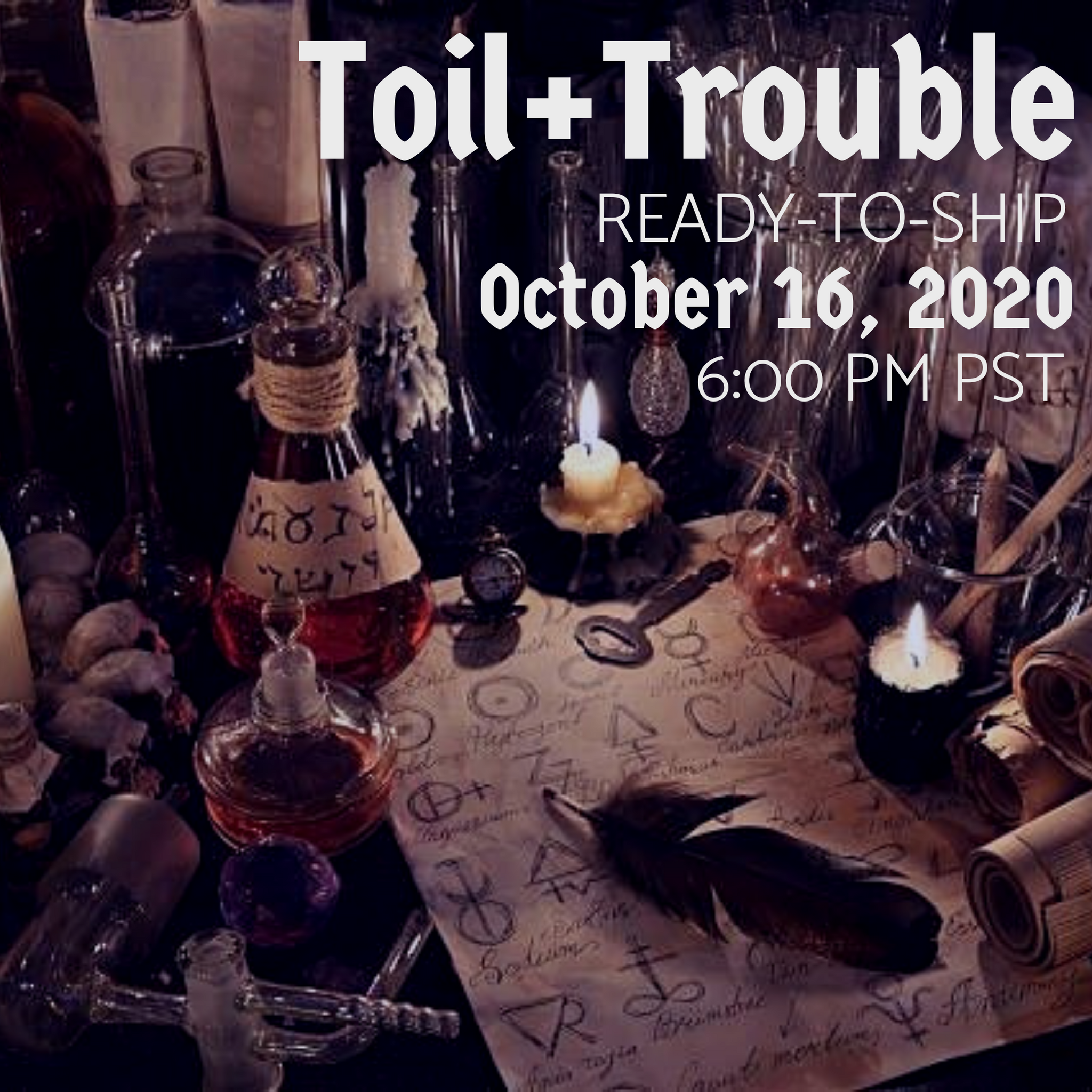 SCENT LIST for October 16, 2020 @ 6 pm pst